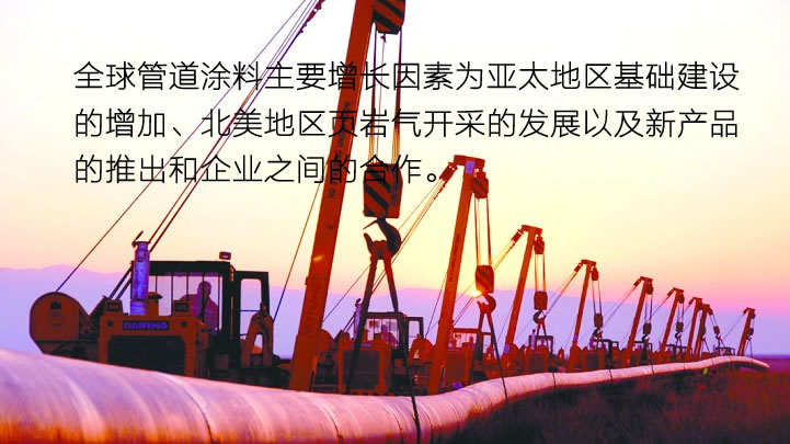 全球管道涂料市场年增长率约为4.5%,2020年预计达到116.3亿美元